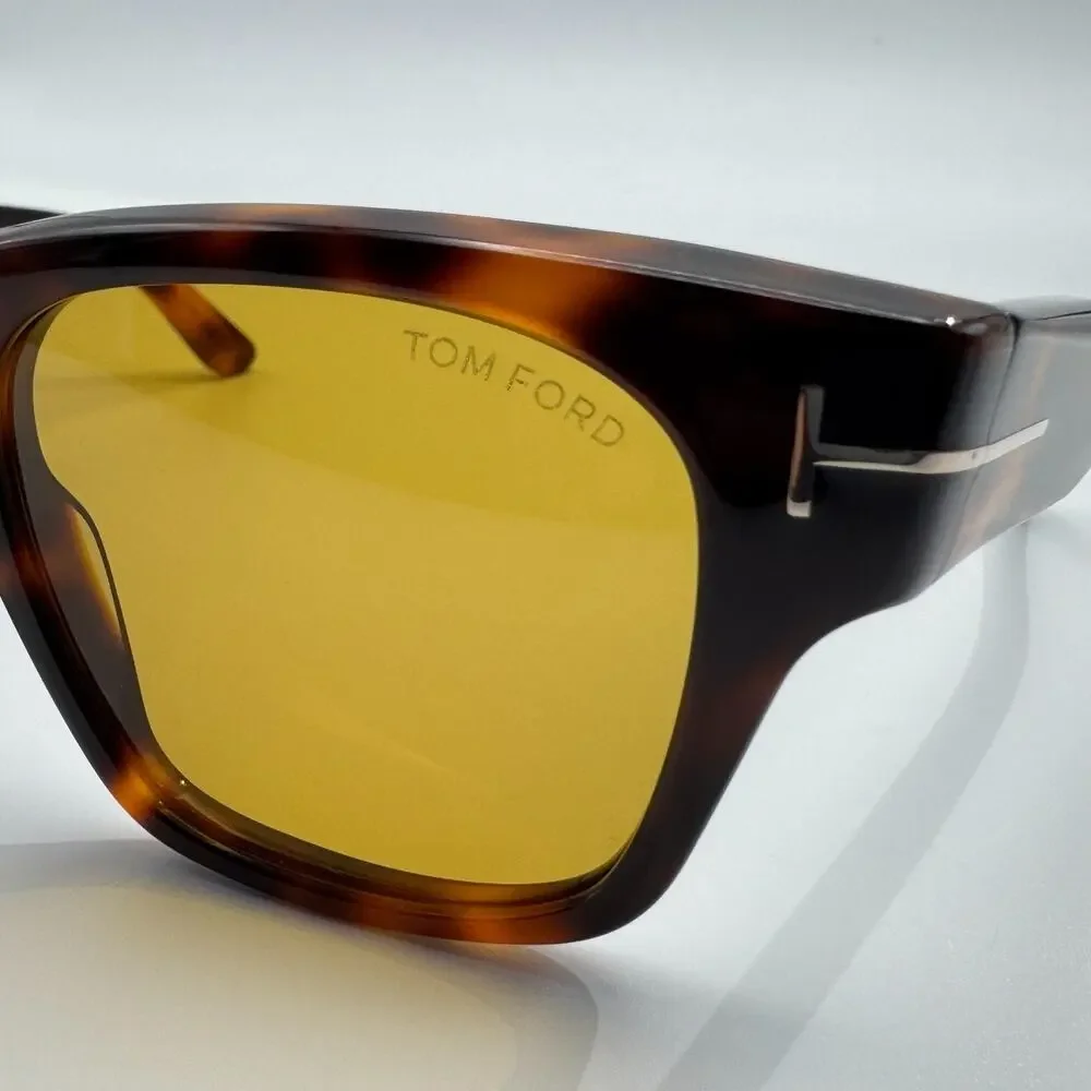 Tom Ford Sunglasses Caine-02 TF1280 53E Havana Frame Photochromic Lens 53mm